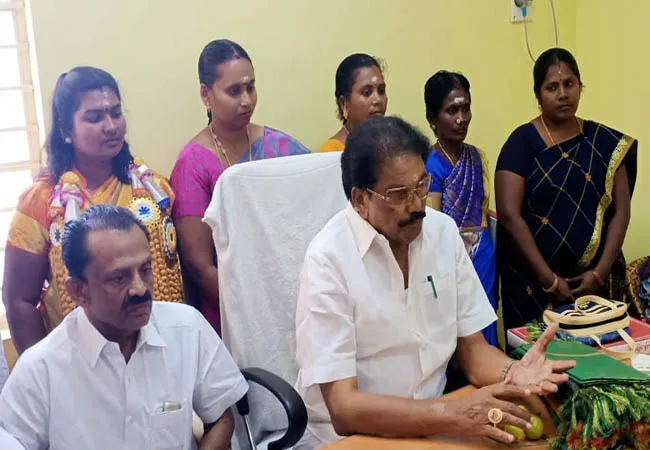 VIRUDHUNAGAR DISTRICT ADMK  PARTY LEADER MINISTER RAJENDRA BALAJI 
